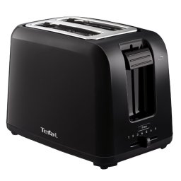 Prajitor de paine Tefal TT1A1830, 800W, 2 felii, 7 nivele, Negru