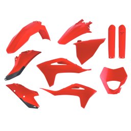 Kit plastice POLISPORT MX enduro Rosu