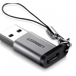 ADAPTOR Ugreen, US276, USB Type-C(M) la USB2.0(T), incarcare max 3A, gri 50533 (timbru verde 0.08 lei) - 6957303855339