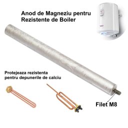 Anod M8 de Magneziu pentru Boiler Electric