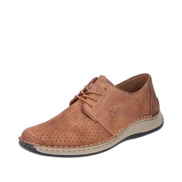 Pantofi barbati casual, piele naturala nabuc, 05226-24, maro