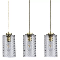 Pendul Rabalux Sheila, 3xE27, auriu-gri
