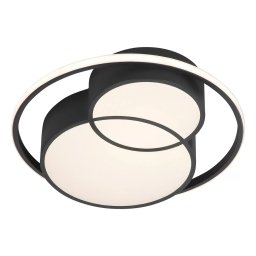 Plafoniera LED Rabalux Zenith, 40W, alb-negru