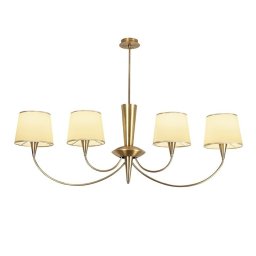Candelabru Glam Antic Re-Bloom, Corp Metalic, 118 x 20 cm, inaltime: 83 cm 4 x E27 Max 40W, Resigilat, Grad A