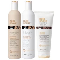 Kit pentru hidratarea si repararea parului degradat Milk Shake Integrity