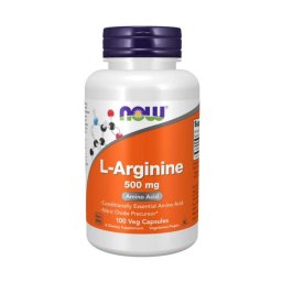 NOW Foods L-Arginine 500 mg 100 caps