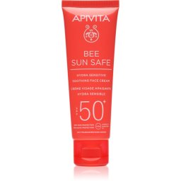 Apivita Bee Sun Safe Hydra Sensitive Soothing Face Cream SPF50+ crema calmanta si hidratanta SPF 50+ 50 ml