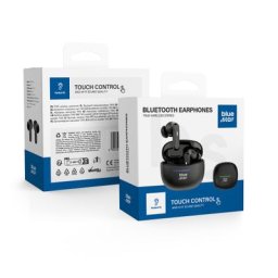 Casti wireless In-Ear Blue Star TWS BK44, Black (negru)