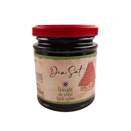 Dulceata premium naturala de afine fara zahar 220g - Din Sat