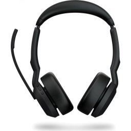 JABRA Evolve2 55 MS Stereo Link380a cablu fără Bluetooth cu căști negru