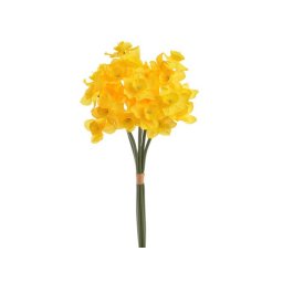 Buchet 6 fire narcie artificiale pentru aranjamente florale