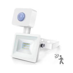 Proiector LED cu senzor LED/10W/230V 4000K IP65 alb Aigostar