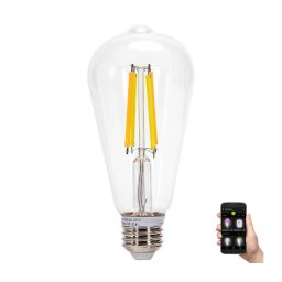 Bec LED Aigostar FILAMENT ST64 E27/6W/230V 2700-6500K