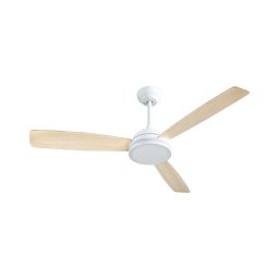 Ventilator LED dimabil Aigostar 20W/230V 2700-6500K 132 cm alb/bej + telecomandă