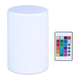 Grundig - Lampă de birou LED RGB cu reglare a luminozității 3xAAA + telecomandă
