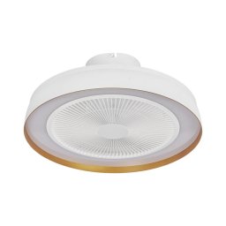 Osram - Plafonieră LED dimabilă cu ventilator de tavan LED/49W/230V alb/auriu + telecomandă