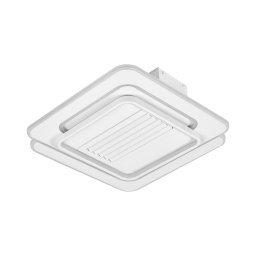 Osram - Plafonieră LED reglabilă cu ventilator, 55W/230V, alb + telecomandă