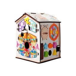 2Kids Toys - Căsuță cu panou de activități, albă