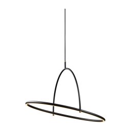 Halo Design 749546 - Lustra LED dimabilă TILT, suspendată pe cablu, LED/40W/230V, Ø 60 cm, negru