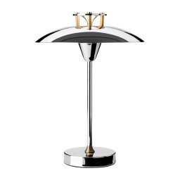 Halo Design 746163 - Lampă LED reîncărcabilă, cu intensitate reglabilă, MINI STEPP, LED/1,8W/1600 mAh, IP44, crom