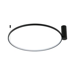 Plafonieră LED RING S, 34W/230V, 3000/4000/6000K, Ø 60 cm, neagră