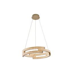 Lustră LED suspendată pe cablu TARJA, LED/36W/230V, 3000/4000/6000K, Ø 60 cm, auriu