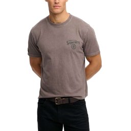 SUPERDRY T-Shirt D2 Ovin Tokyo Narrative Loose M1012248A zcy dark pebble grey