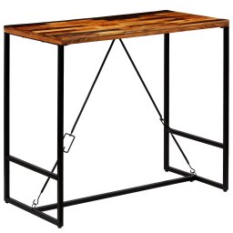 Masa de bar, 120 x 60 x 106 cm, lemn masiv reciclat GartenMobel Dekor