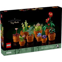 LEGO Icons Plante de mici dimensiuni 10329, set decorativ pentru adulti