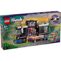 LEGO Friends Autocar de turneu pentru staruri pop 42619, 8+ ani