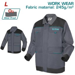 Geaca de lucru TOTAL marimea L, 245 g/mp, cu întarituri Oxford