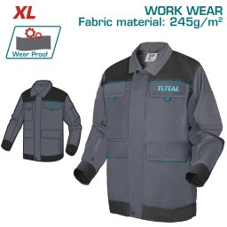 Geaca de lucru TOTAL XL, 245 g/mp, cu întarituri Oxford si buzunare multiple