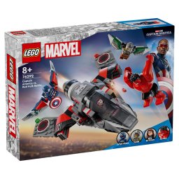 LEGO Marvel Batalia dintre Captain America si Hulk Rosu 76292