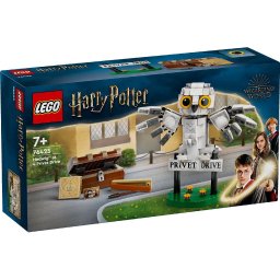 LEGO Harry Potter Hedwig pe Privet Drive nr. 4 76425, bufnita articulata