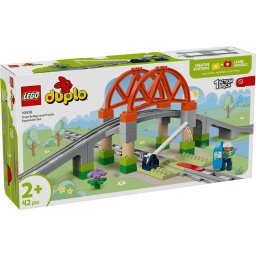LEGO DUPLO Set de extindere pod cu sine de cale ferata 10426