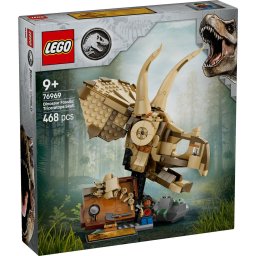 LEGO Jurassic World Fosile de dinozaur: Craniu de Triceratops 76969