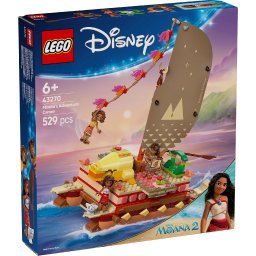 LEGO Disney Canoea de aventura a Moanei 43270, set 529 piese