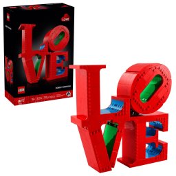 LEGO Art LOVE 31214, set decorativ de colectie pentru adulti