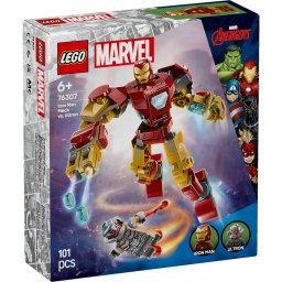 LEGO Marvel Robotul Iron Man vs. Ultron 76307, set construibil