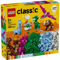 LEGO Classic Dinozauri Creativi 450 piese, set constructie copii 5+