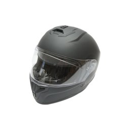 Casca moto integrala Grit neagra cu viziera transparenta, marimea L