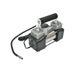 Compresor aer auto 12V, 150 PSI, 85 l/min, 2 cilindri, geanta
