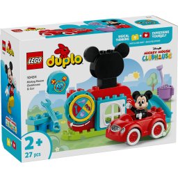 LEGO DUPLO Clubul si masina lui Mickey Mouse 10454, set 2+