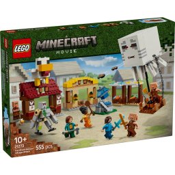 LEGO Minecraft Atacul balonului Ghast asupra satului 21273, 10+ ani