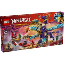 LEGO NINJAGO Dragonul Concentrarii Arc 71836, dragon cu 8 minifigurine