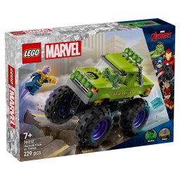 LEGO Marvel Hulk in vehicul de teren contra lui Thanos 76312, 229 piese