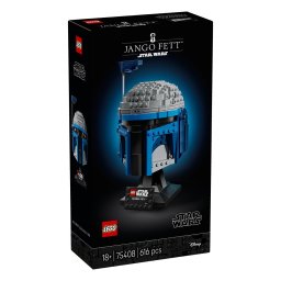LEGO Star Wars Casca lui Jango Fett 75408, model de colectie pentru adulti