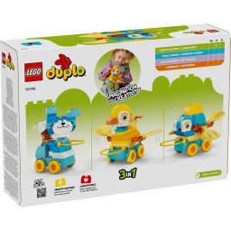 LEGO DUPLO Animale pe roti 3 în 1 pentru copii 2+ ani, 10448