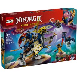 LEGO NINJAGO Robotul calaret de dragon al lui Rogue 71843, 8+ ani