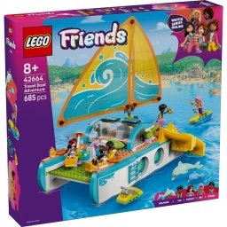 LEGO Friends Barca de aventura pentru calatorii 42664, 685 piese